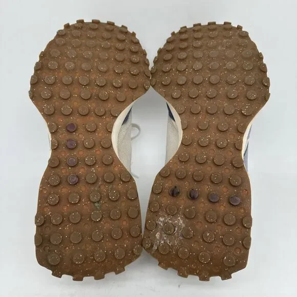 New Balance 327 Navy Blue Beige Suede Retro Low Running Shoes Sneakers Men Sz 10 - Picture 15 of 16